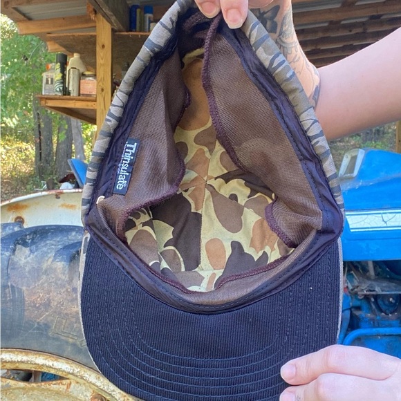 • 1980s Camo Insulated Flat Bill • - Picture 7 of 10